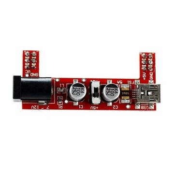 Модуль питания макетной платы, 2-канальный, 5 В/3,3 В