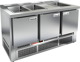 Стол охлаждаемый для салатов (саладетта) HICOLD SLE3-111GN