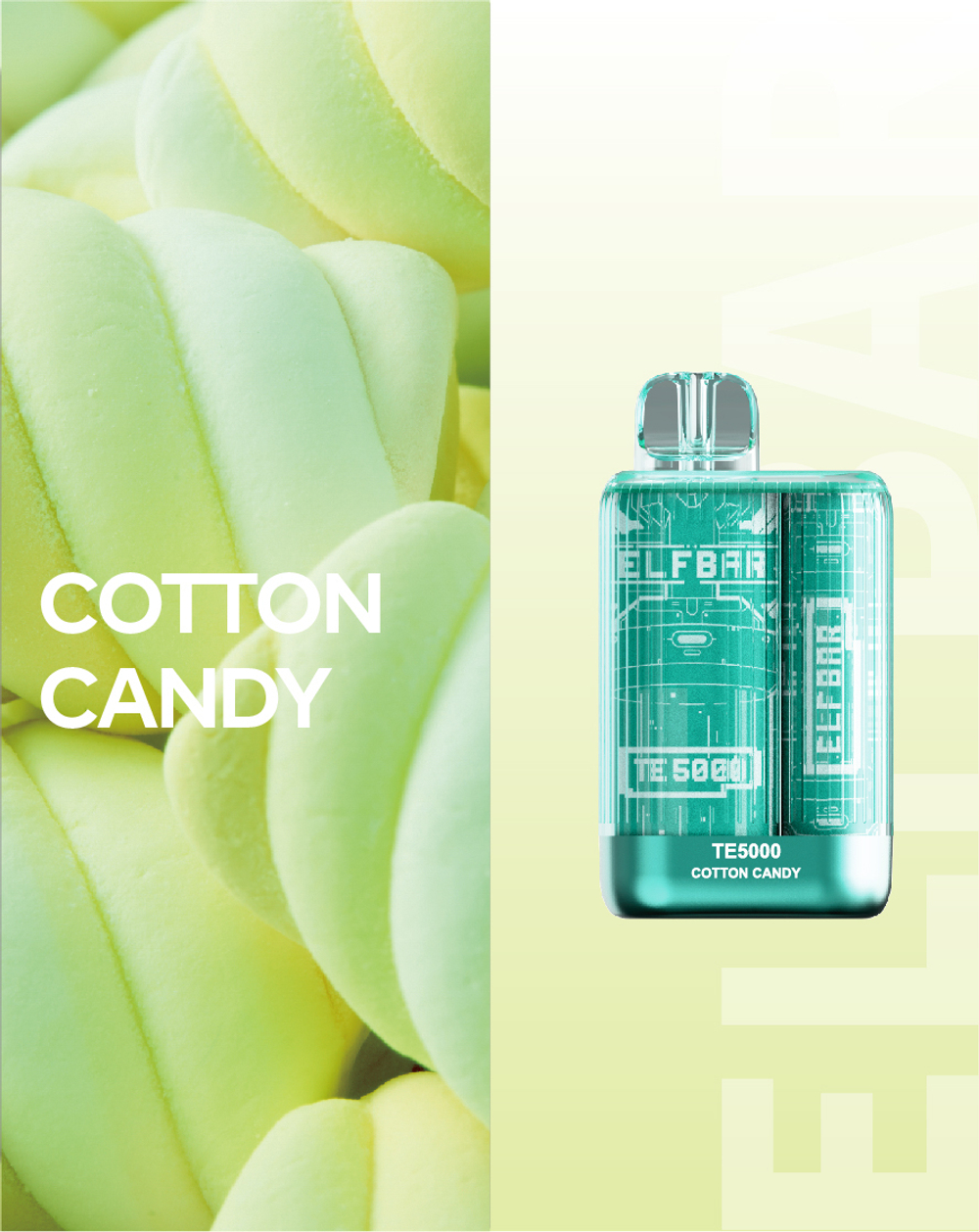 Elf Bar - Cotton Candy (TE5000)