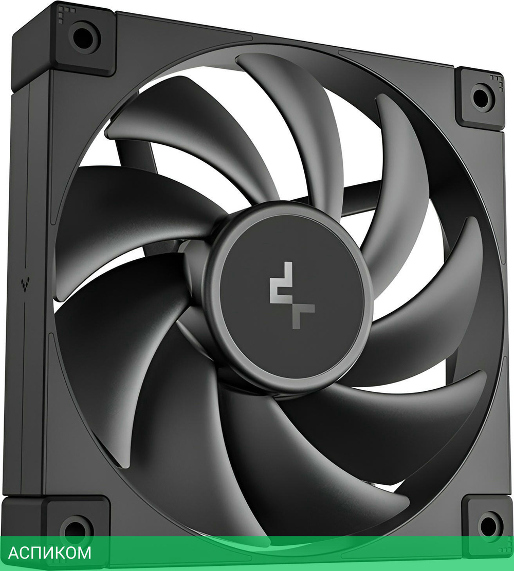 Вентилятор для корпуса Deepcool FD12 черный (R-FD12-BKNPN1-G)