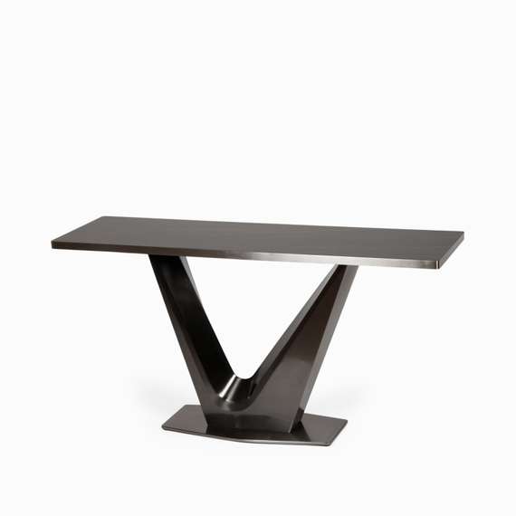 Консоль Optional 150х85 см, черная керамика