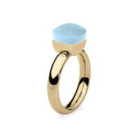 Кольцо Qudo FIRENZE 19 (G) Air Blue Opal 107001/40-4701 19 размер 19