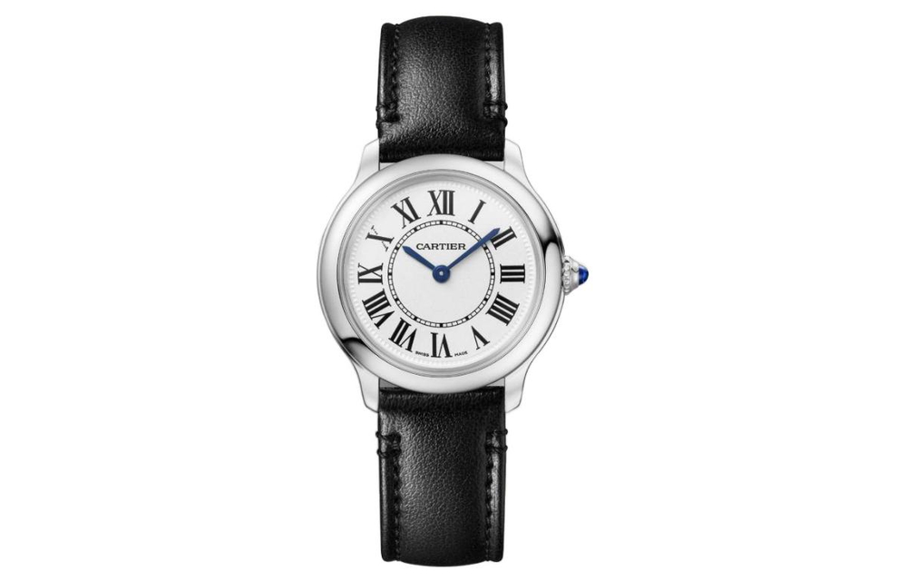 CARTIER RONDE DE Quartz Movement Women"s Watch Watch 29mm White Dial Stainless Steel Case