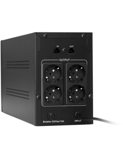 Exegate EP285516RUS ИБП ExeGate SpecialPro UNB-2000.LED.AVR.EURO.RJ &lt;2000VA/1200W, LED, AVR, 4 евророзетки, RJ45/11, Black&gt;