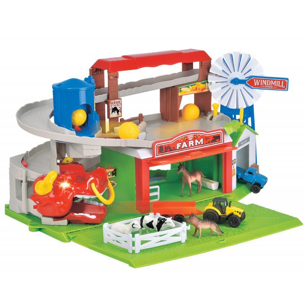 Игровой набор Dickie Farm Adventure с машинками и фигурками 3739003