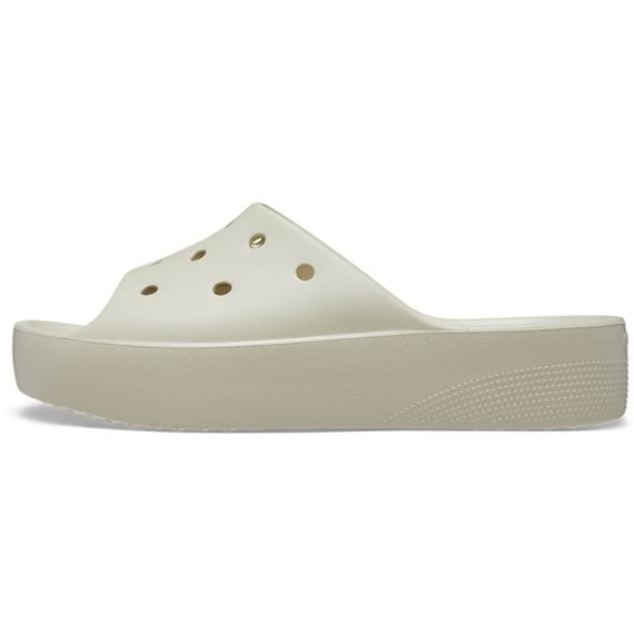 Crocs Classic Platform Slide 'Bone'