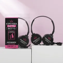 Наушники накладные "Королева", модель VBT 1.14, 15,5 х 21 см