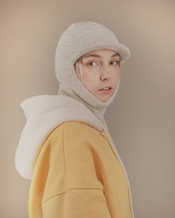 Шапка Fisherman Balaklava GO бежевый меланж