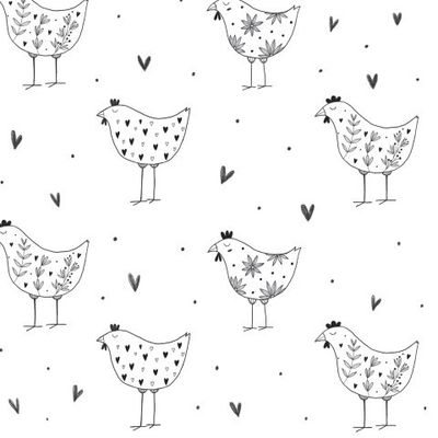 Курочки Птицы Минимализм