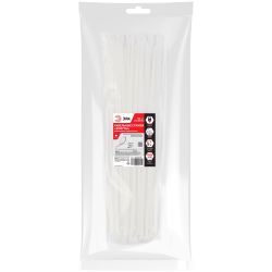 Кабельная стяжка ЭРА NO-225-159 (хомут) нейлоновая 4.8 х 300 мм белая (100 шт/уп)