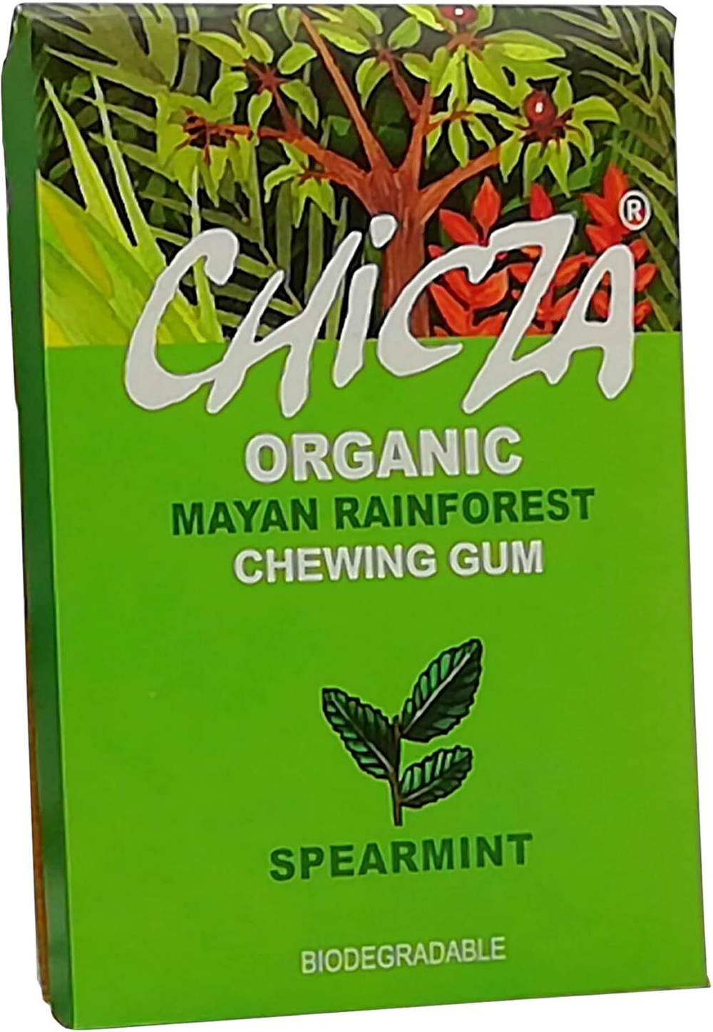 CHICZA ORGANIC Жевательная резинка органическая биоразлагаемая со вкусом перечной мяты 30г
