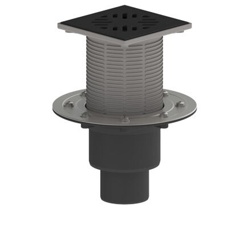 ТП-310.1P Трап регулируемый вертикальный с прижимным фланцем 110/75/50