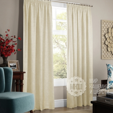 Готовые шторы СОФТТ (арт. BL01-175-06) - (145х270)х2 см. - сливочные