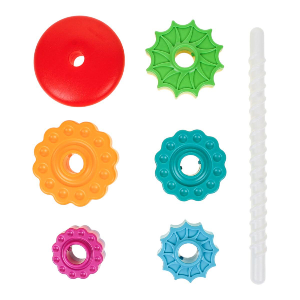 Пирамидка винтовая 6 элементов, коробка 8703-1