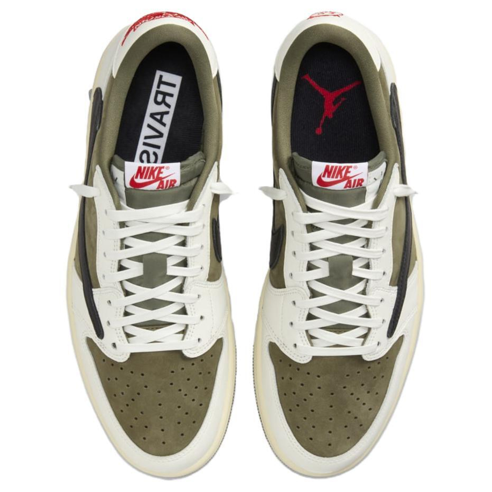 Кроссовки Travis Scott X Jordan Air Jordan 1 Low Og Medium Olive