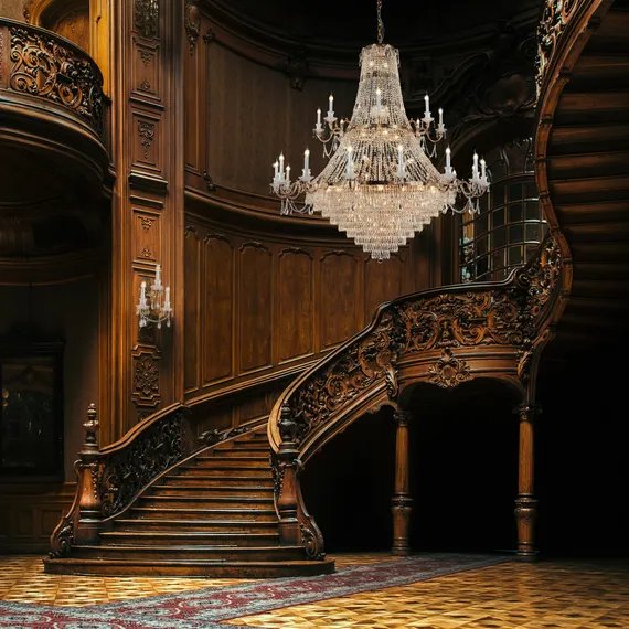 Подвесной светильник Дворец / Palace E27х66 Maytoni dia890-pl-66-g
