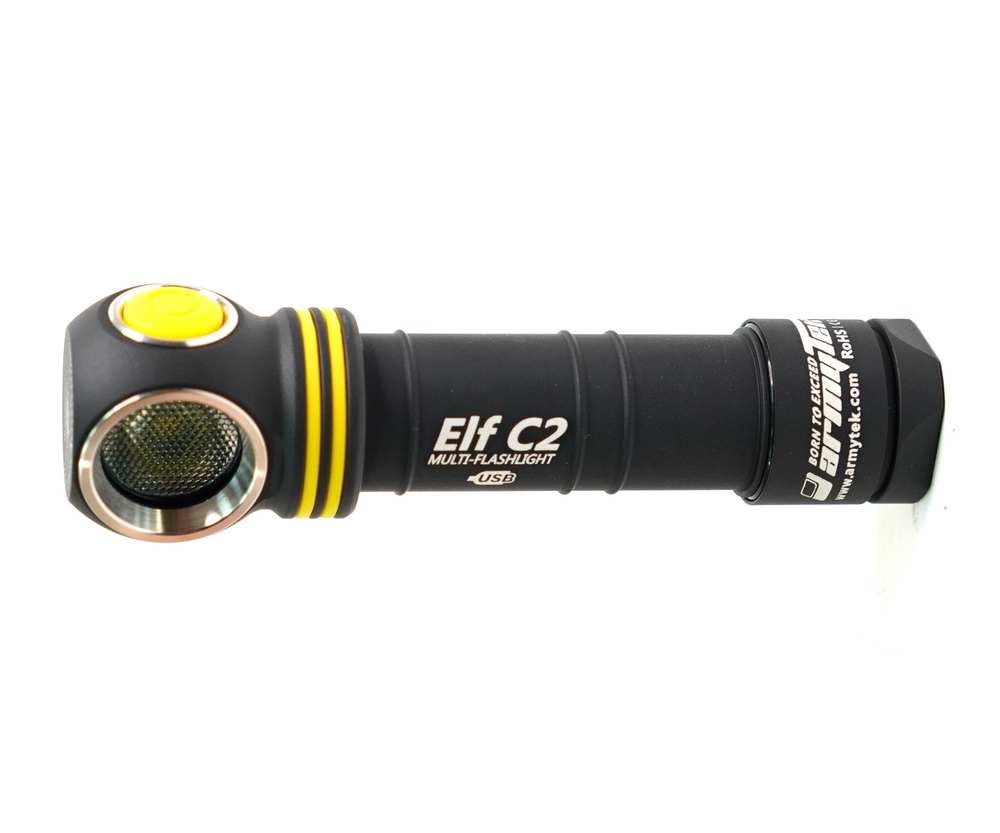 Мультифонарь светодиодный Armytek Elf C2 Micro USB+18650, 1100 лм, F05102C, холодный