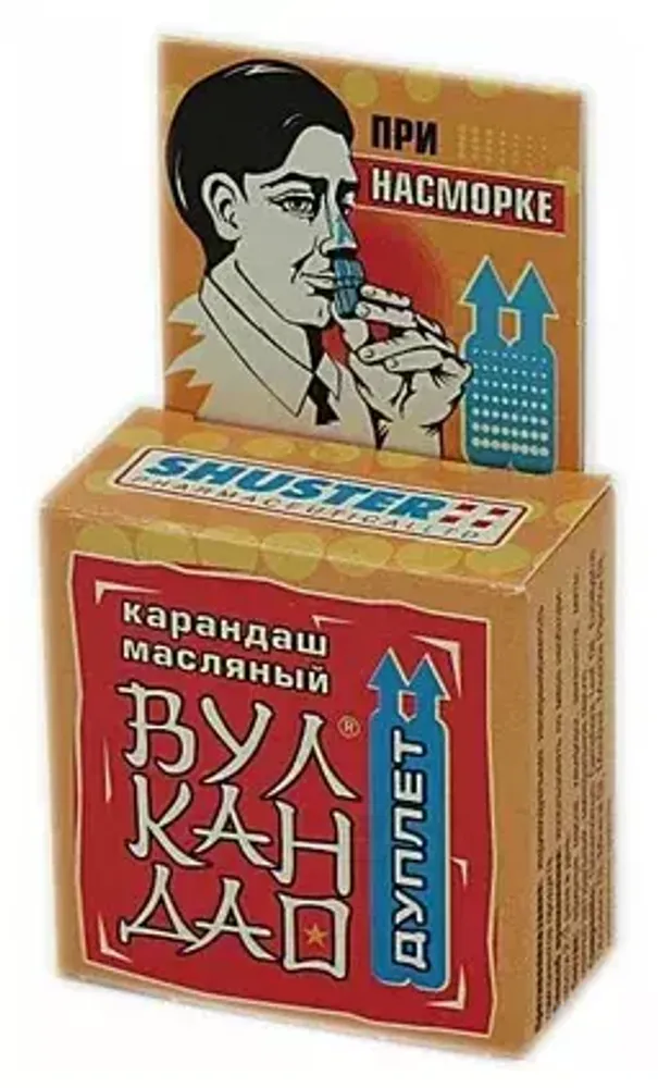 Карандаш-ингалятор, ВУЛКАН ДАО, 5г, Шустер
