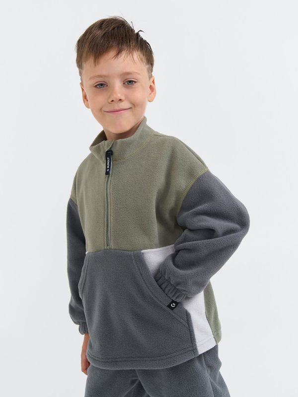 Олимпийка флисовая Колор блок 