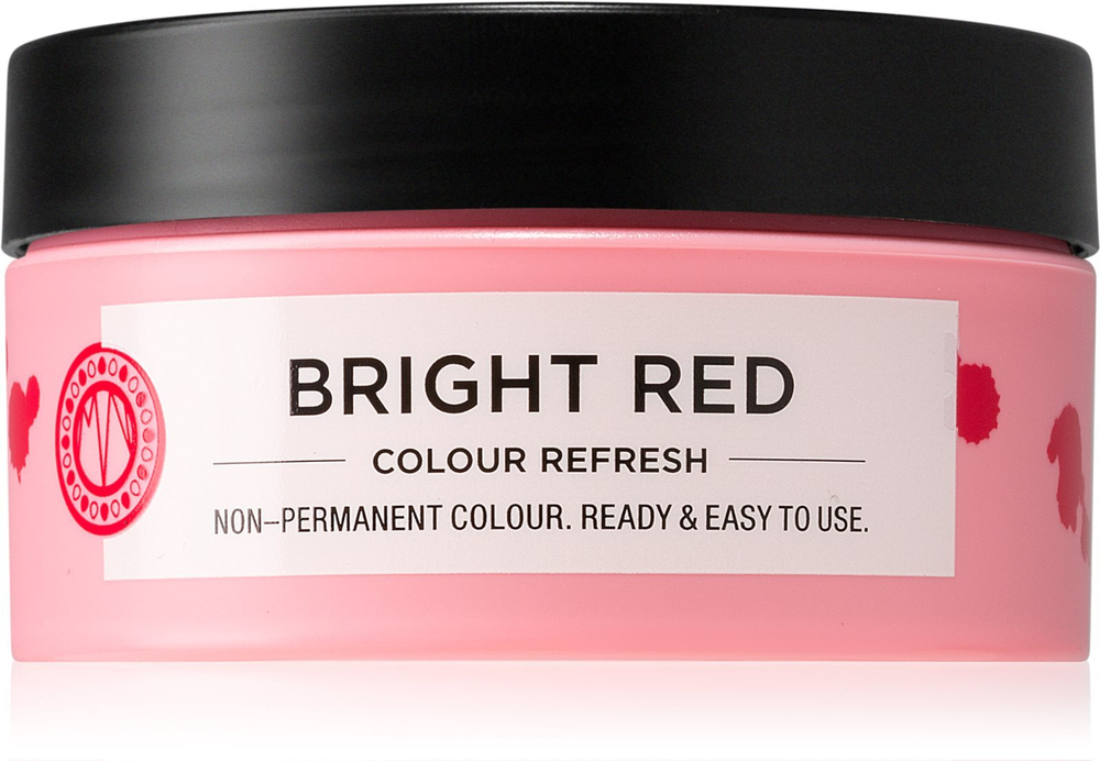 Maria Nila Colour Refresh Bright Red - нежная питательная маска без стойких красящих пигментов /  wytrzyma 4 – 10 umyć 0.66 100  ml  / GTIN 7391681047099