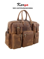 Сумка портфель деловая натуральная кожа