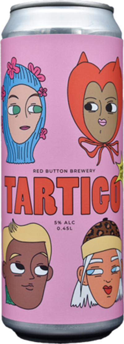 Пиво Рэд Баттон Тартиго / Red Button Tartigo 0.45 - банка