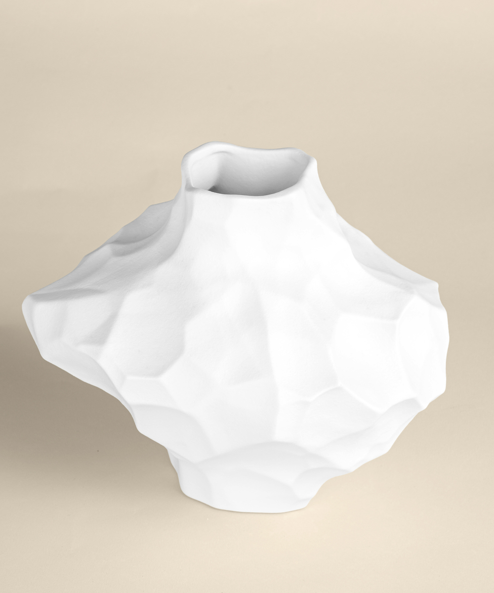 Ваза фарфоровая DUNE Белая