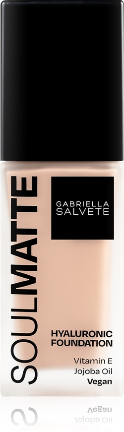 Gabriella Salvete SoulMatte - Долговечная тональная основа с матовым покрытием, 30 ml
