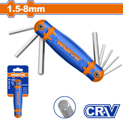 Набор шестигранников HEX 8 в 1 (12/96) WADFOW WHK1281