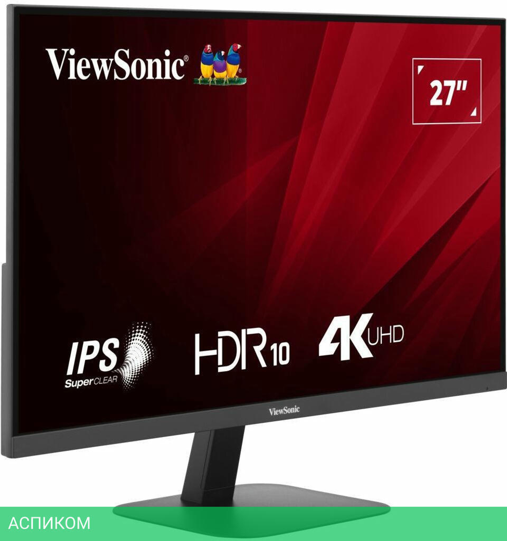 Монитор ViewSonic VA2708-4K-HD черный