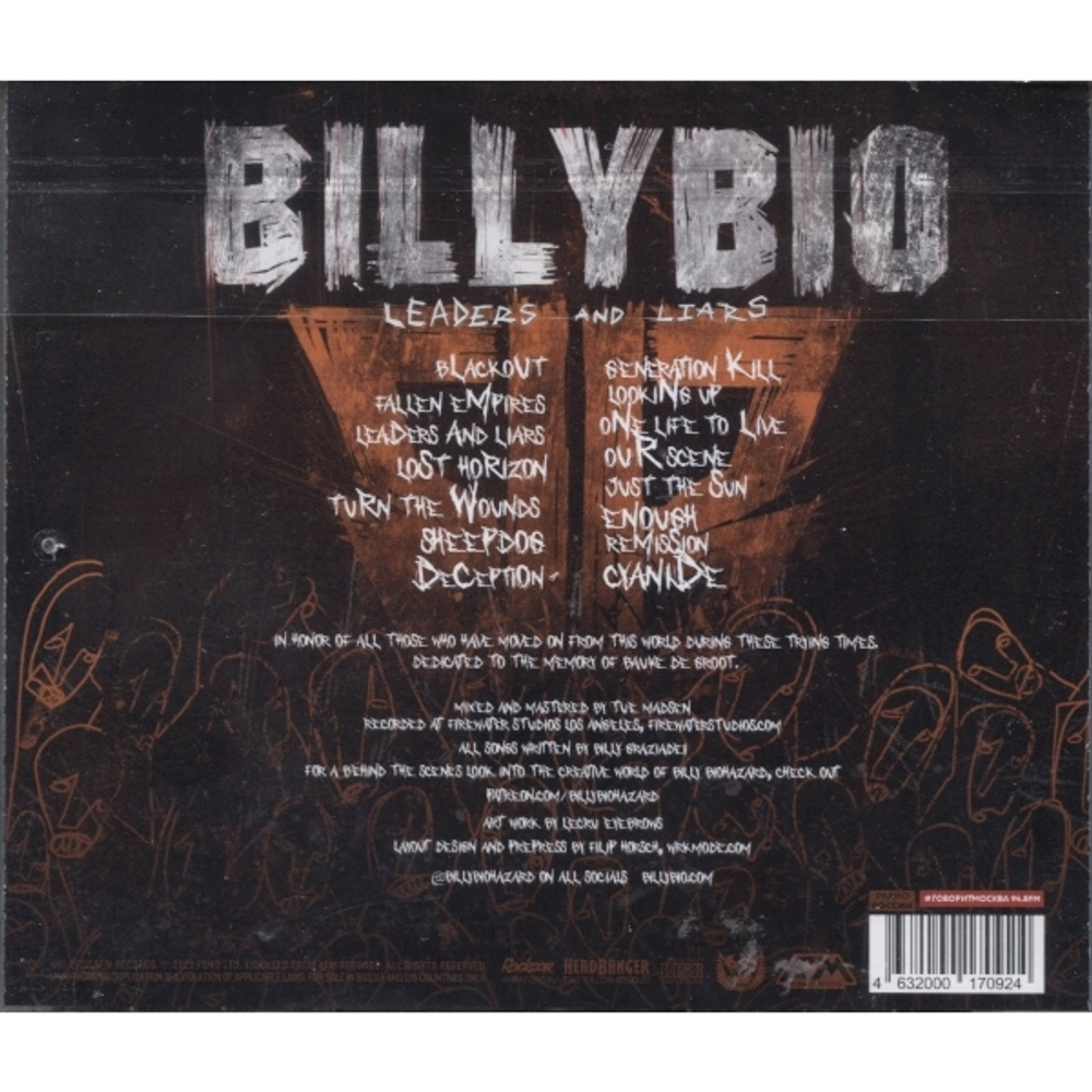 BillyBio / Leaders And Liars (RU)(CD)