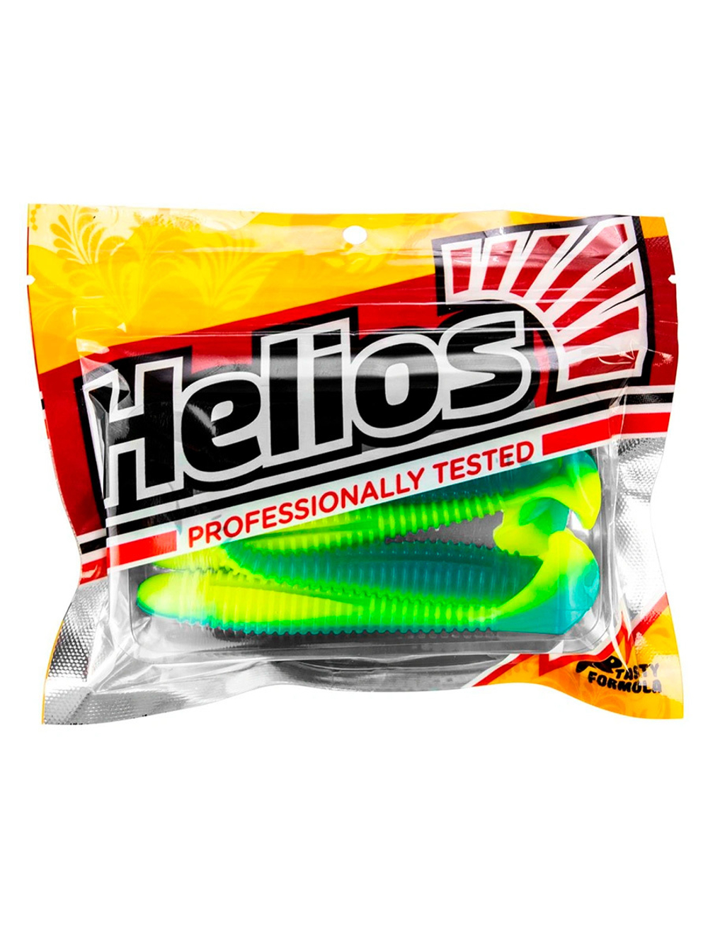 Виброхвост Helios Catcher 3,55"/9 см Black & Pearl 5шт. (HS-2-028)