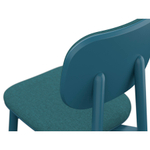 Стул с обивкой LATITUDE Saga, рогожка, сине-зеленый