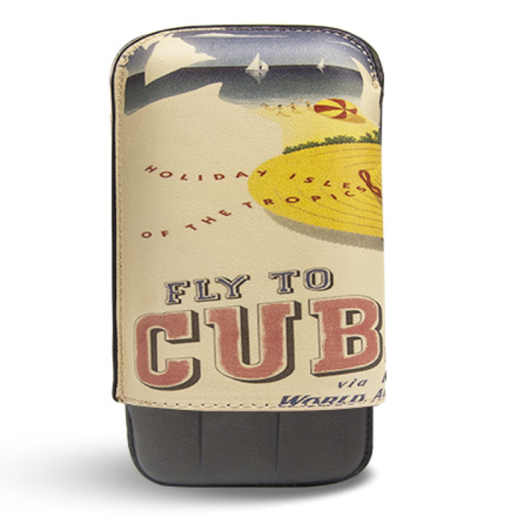 Футляр FLY TO CUBA BOURBON на 3 сигары