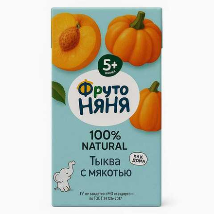 Сок Фруто Няня тыква с мякотью 0,2 л