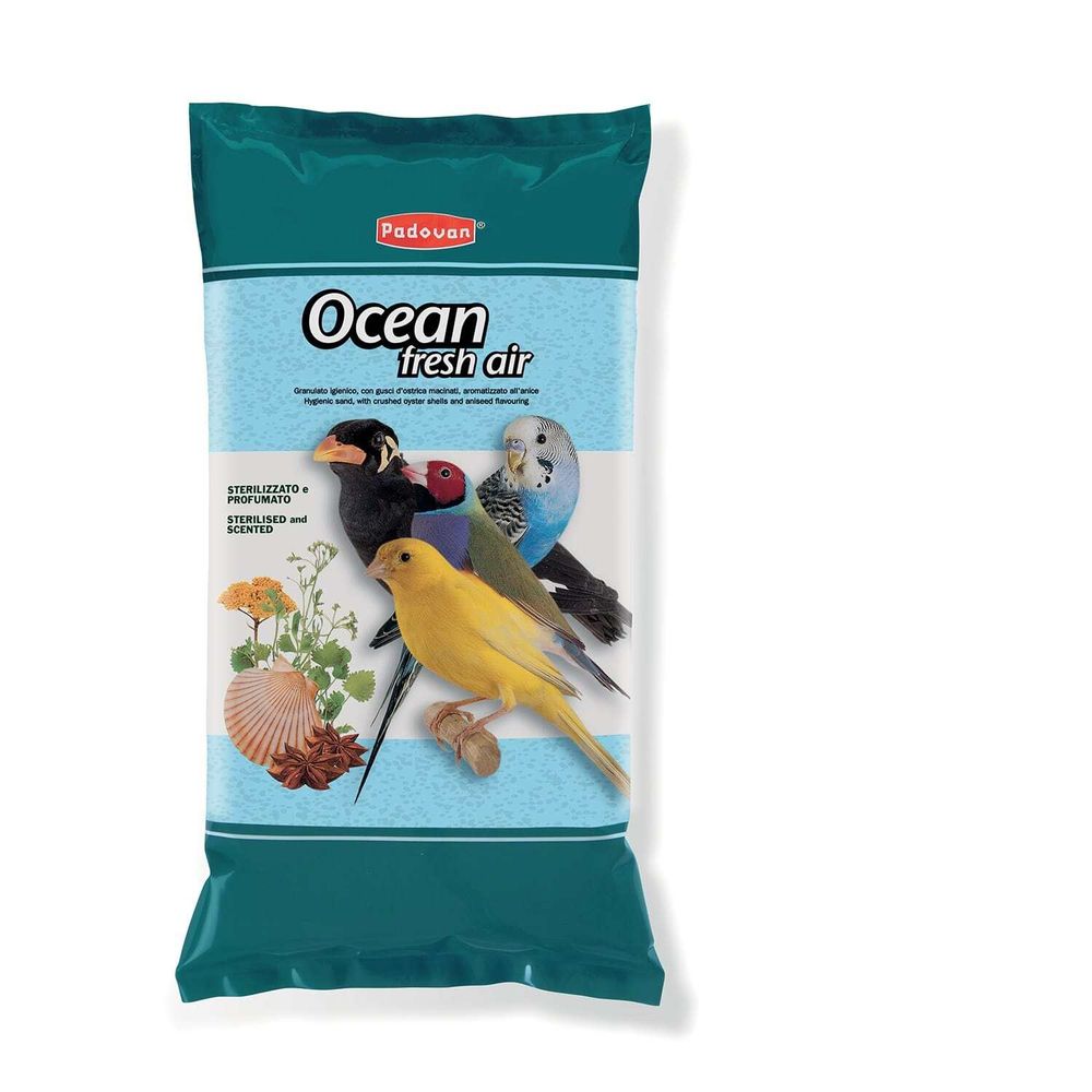 Наполнитель Padovan OCEAN fresh air био-песок для декоративных птиц 5 кг