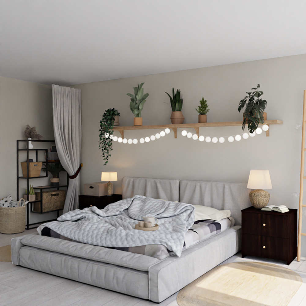 600х500, h650 J-Box "Габардин" - H3043 ST12 Эвкалипт тёмно-коричневый