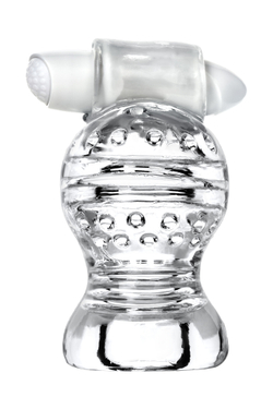 Мастурбатор нереалистичный Lingam by TOYFA Shakti, TPE, прозрачный, 9 см