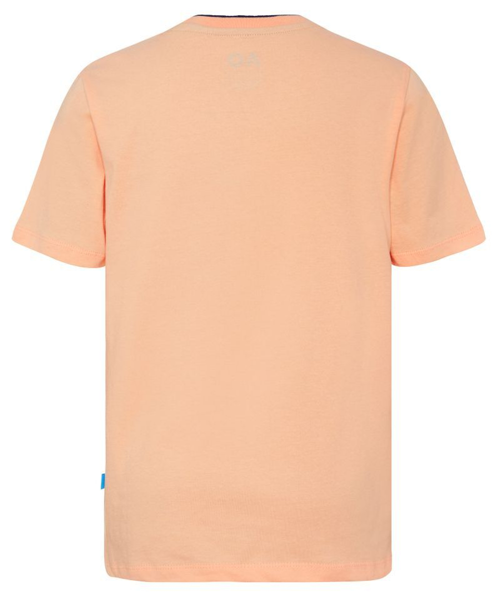 Футболка для мальчика теннисная Australian Open Kids T-Shirt AO Textured Logo - Оранжевый