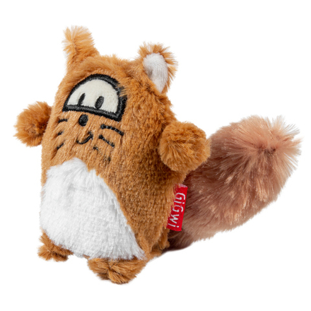 Gigwi PLUSH FRIENDZ игрушка для собак лиса с большой пищалкой 18 см