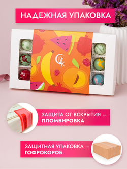 Конфеты шоколадные коробка набор подарочный ручной работы