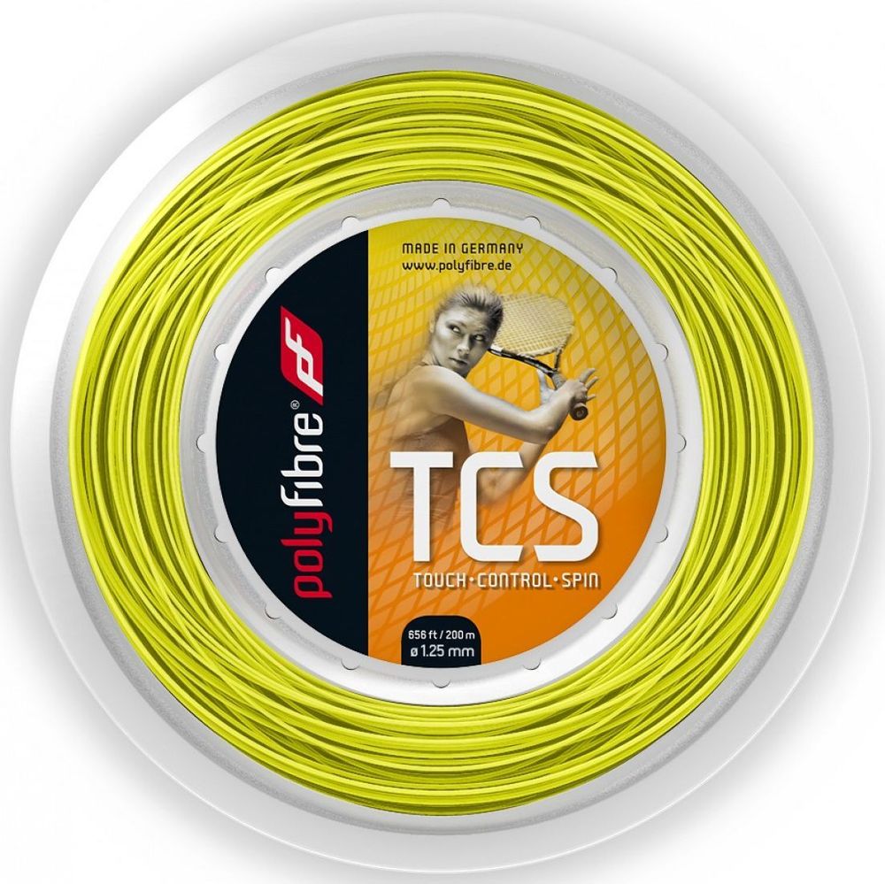 Струны теннисные Polyfibre TCS (200 m) - yellow