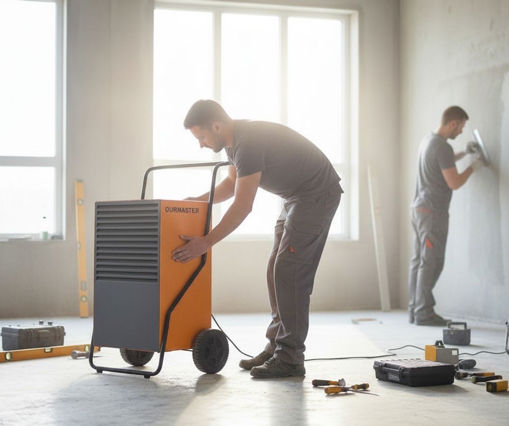 Осушитель воздуха DH 100 OURMASTER профессиональный - [до 86 л. за сутки / для S≈450 м²]