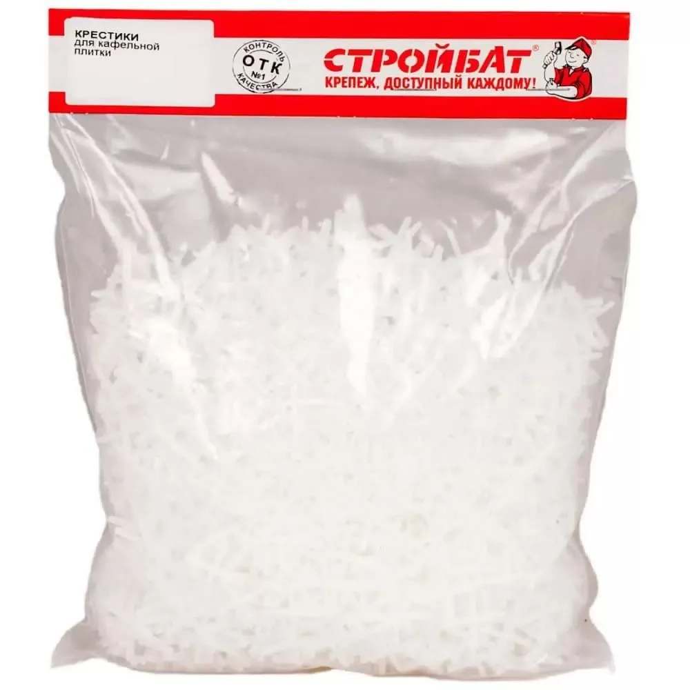 Крестик для кафельной плитки (2000 шт; 2 мм) Стройбат 11520