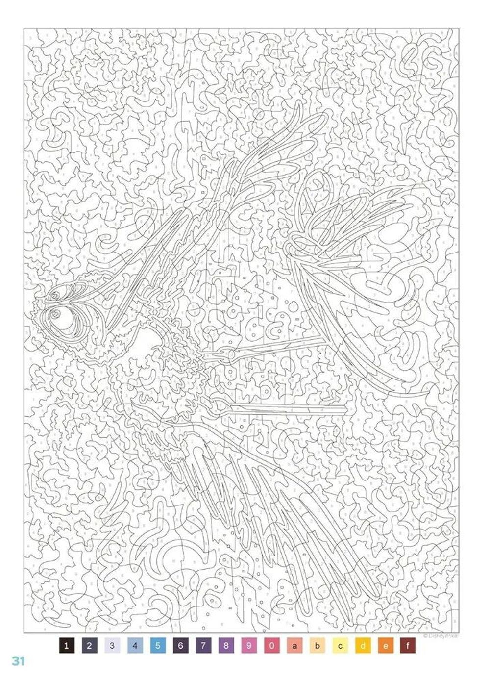 Раскраска по номерам Coloriages mysteres Disney - Геракл, том 10, Les Grands classiques 128стр.