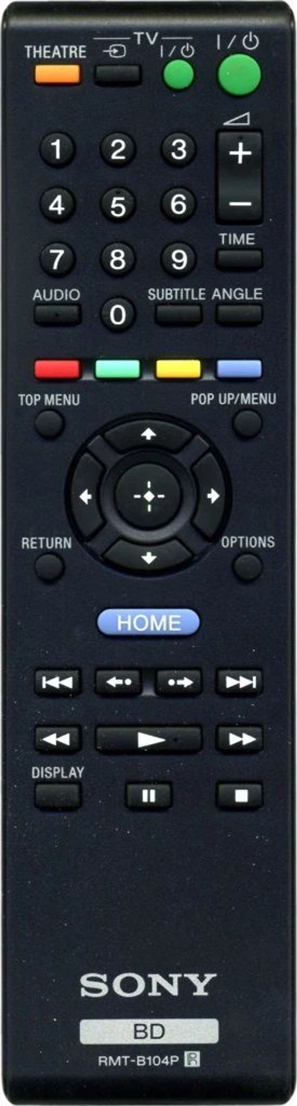 Пульт для Blu-ray плееров Sony RMT-B104P orig