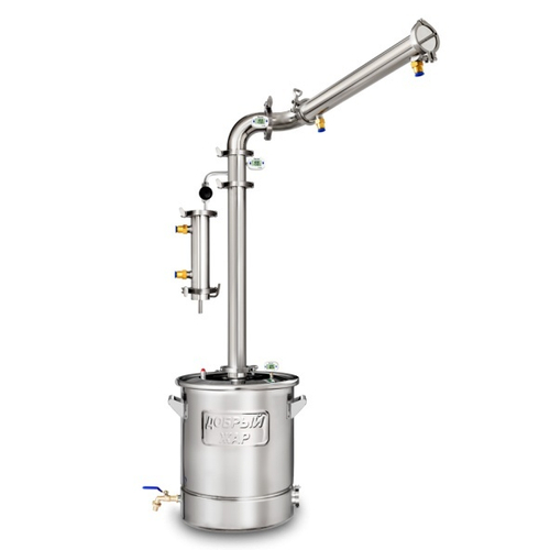 Самогонный аппарат Добрый Жар "Абсолют Про" 50 л с узлом отбора, 7 трубок