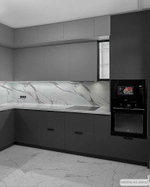 Кухня с антресолями