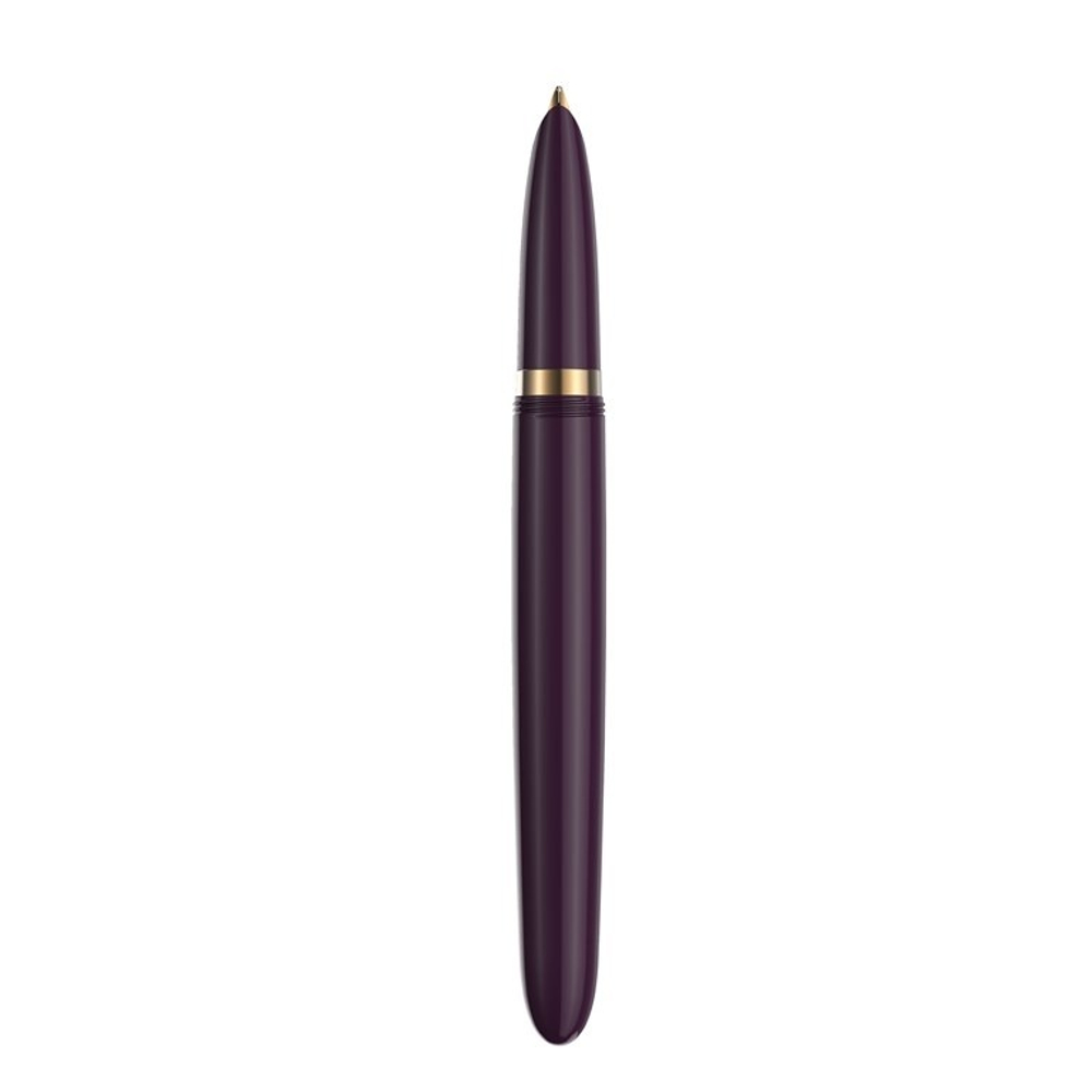 Перьевая ручка и чехол из кожи Parker 51 DELUXE PLUM GT, перо: F, цвет чернил: black, в подарочной упаковке.