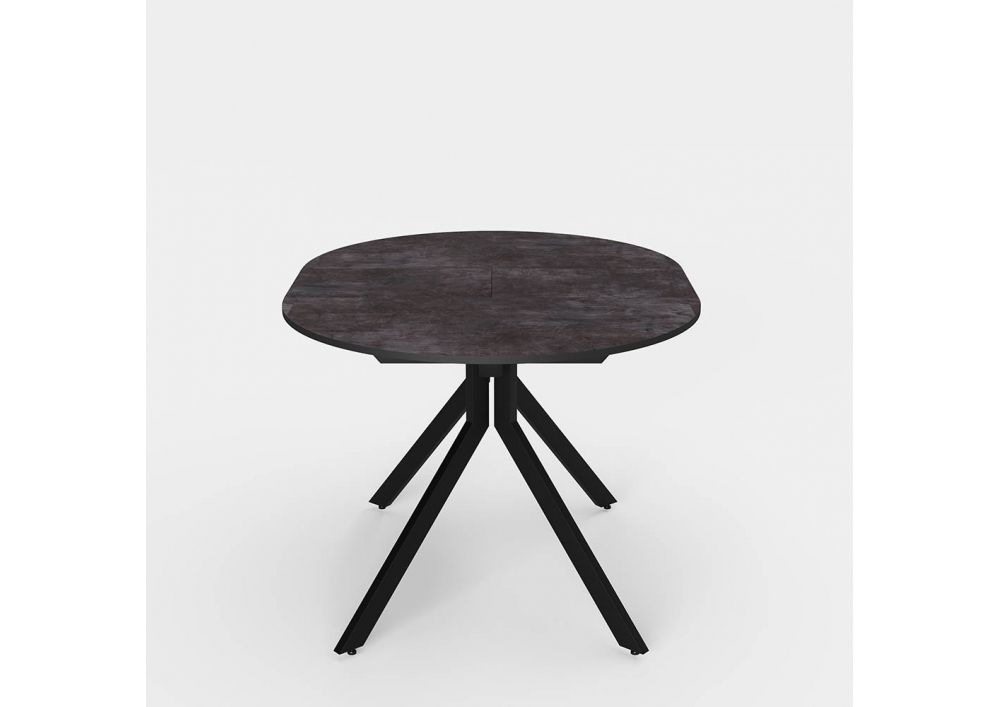 Стол Рио ЛДСП каркас чёрный подстолье чёрное